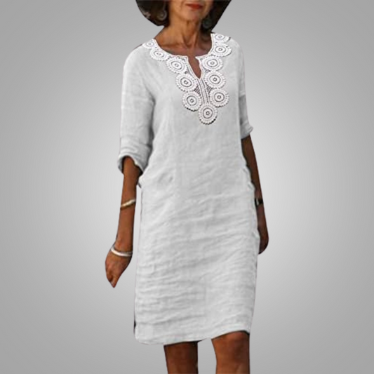 Karla™ - Robe élégante à col en V