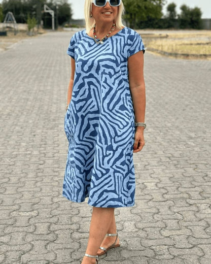 Annabel™ - Robe imprimée à col rond