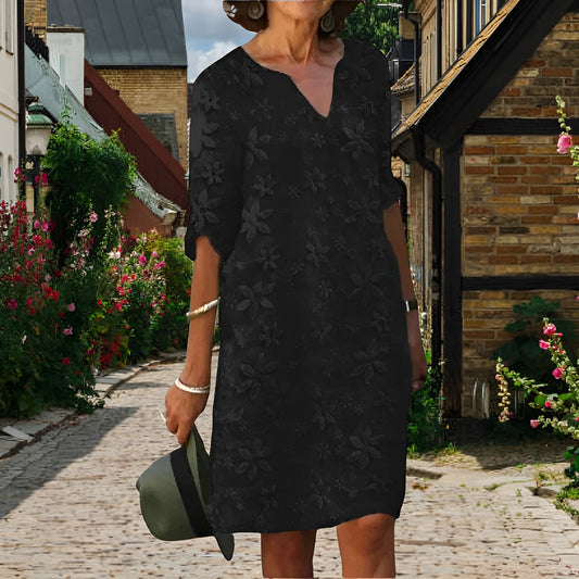 Isabel™ | Robe élégante à col en V